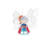 Graffy Puppet, Draken en Ridders - Blauw