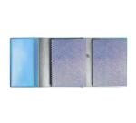 All in One composé d'un Lady 20 S Ariel spiralé 15 x 21 cm 12 mois de janvier à décembre 2027 et d'un notebook A5 Ariel ligné et dots 15 x 21 cm - Bleu