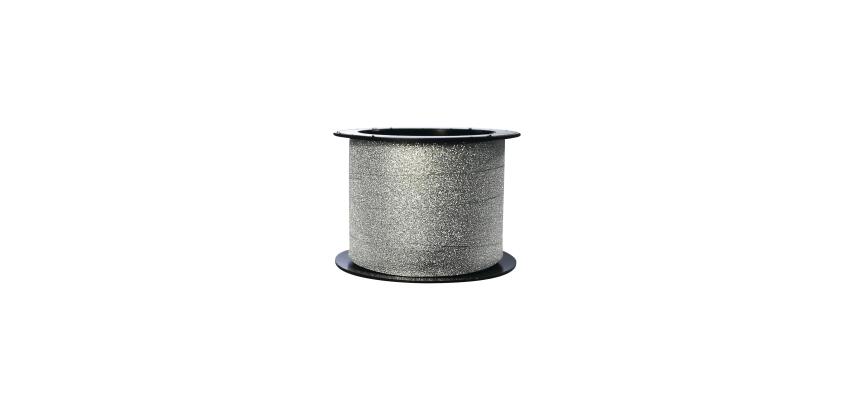 Geschenkbänder 18 Stück 10mx10mm Glitzer gold/silber/schwarz - Sortierung
