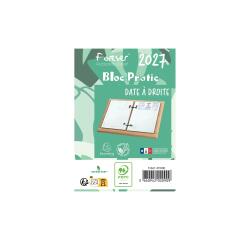 Bloc-pratic Forever recyclé date à droite 8,2 x 12 cm - 2027 - Vert