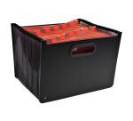 Trieur valisette extensible 24 compartiments Exadesk Exactive® - A4 - Noir