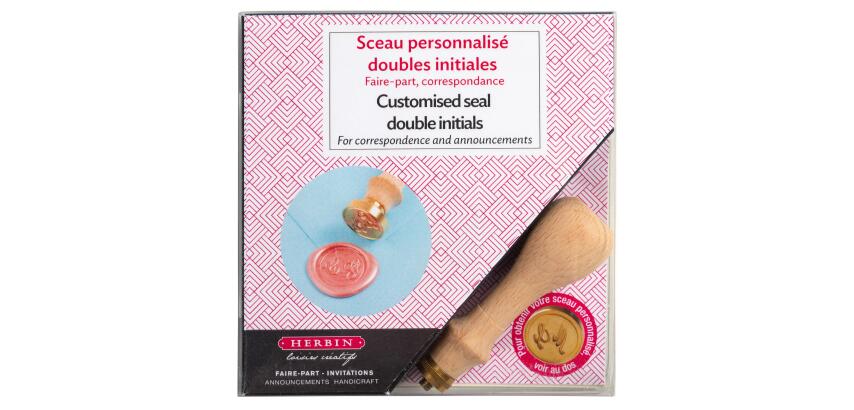 Herbin Customised Seal, Double Initials Set