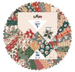 ORIGAMI, etui met 60 bladen 70g/m2 in formaat 15x15 cm - Kerstherinneringen - Multicolor