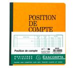 Piqûre position de compte 21x19cm 80 pages - Couleurs assorties