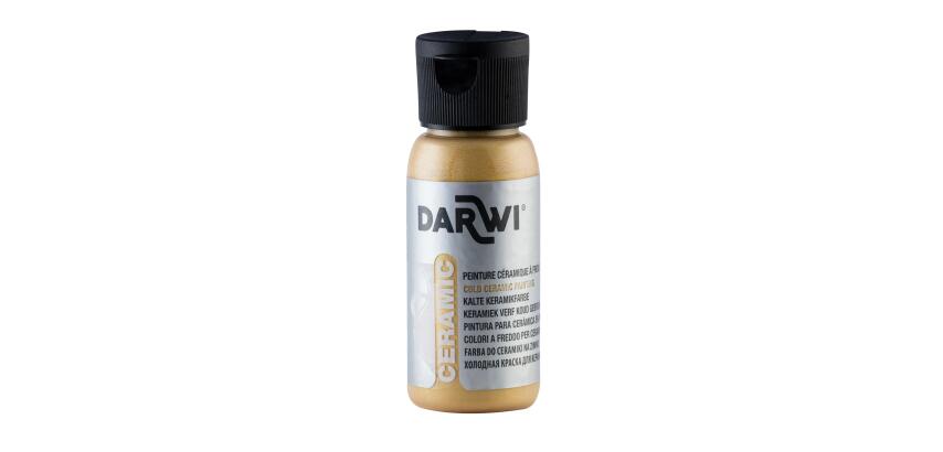 Darwi Ceramic Paint - 50 ml - Gold