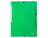 Chemise à élastiques 3 rabats PP OPAK - A4 - Vert clair
