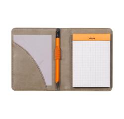 Rhodia Portfolio - No.11 - 9.5 x 12.5 cm - Taupe