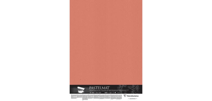 Pastelmat contrecollé 5F 70x100cm - Sanguine