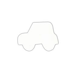 Symbole voiture 12cm - Blanc