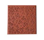 Cernit plaque de texture Clovers - Gris