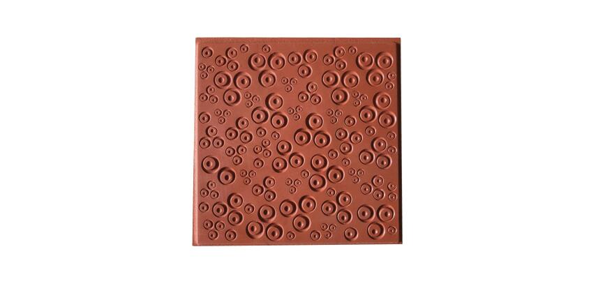 Cernit plaque de texture Clovers - Gris