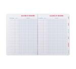 Clairefontaine Polypro Stapled Homework Book, Seyes, Ligne 8000,17x22cm, 62 Sheets, 90g - Colourless