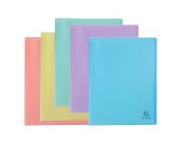 Protège-documents en polypropylène semi rigide Chromaline Pastel 120 vues - A4 - Couleurs assorties
