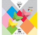 ORIGAMI, Pochette de 100 feuilles 80g/m² au format 20x20cm - Assortiment mixte