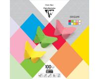 ORIGAMI, Pochette de 100 feuilles 80g/m² au format 20x20cm - Assortiment mixte