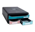 Module de classement Small Box 3 tiroirs Skandi - Couleurs assorties