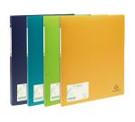 Classeur 4 anneaux plastifié Exacompta Forever A4 - Dos 2 cm couleurs assorties
