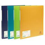 Classeur 4 anneaux plastifié Exacompta Forever A4 - Dos 2 cm couleurs assorties