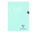 Cahier piqué Mimesys PASTEL A4 96 pages petits carreaux couverture polypropylène - Assortis