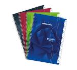 Clairefontaine Wirebound Indexed Notebook, Ligne 7000, Squared, A4, 90 Sheets, 70g - Assortment