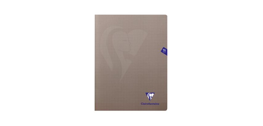 Cahier piqué Mimesys 24x32cm 96 pages petits carreaux couverture polypropylène