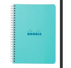 Carnet reliure intégrale Couleurs Azur 14,8 x 21 cm - Azur