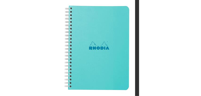 Carnet reliure intégrale Couleurs Azur 14,8 x 21 cm - Azur