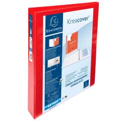 Classeur personnalisable rigide 2 poches KreaCover - 4 anneaux en D 30mm - A4 maxi