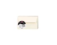 BLANC NATUREL, Paquet de 20 enveloppes Pollen 90x140mm 120g/m2 - Blanc naturel