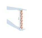 Papier 80g, Tiny Rolls 5x0,35m, Pois - Ivoire