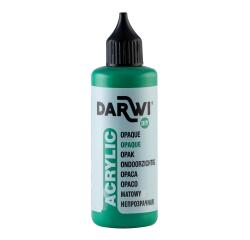 DARWI Acrylfarbe opak, Flasche 80ml, Tannengrün - Tannengrün
