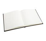 Livre d'or Balacron avec titre 100 pages blanches - 27x22 cm vertical - Couleurs assorties