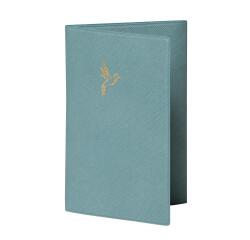 Etui carte grise Elise 8,5 x 13,2 cm - Bleu