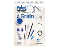 Clairefontaine Paint'ON Grain Micro-Perforated Spiral Block - A3+ - 12 Sheets - 250gsm