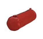 Trousse en cuir Age Bag ronde 21xØ6 cm - Rouge