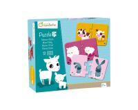 Puzzles 2 pièces, Maman/bébé - Multicolore