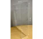 Exacompta - réf. 80058D - ExaScreen Barrière de protection contre les éternuements et les postillons - Vitrine Pare-Haleine ou hygiaphone de comptoir (à poser) H95cmxL68cm - Cristal
