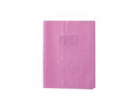 Protège-cahiers grain madras avec rabats marque-pages PVC 22/100ème 17x22 cm