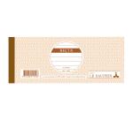 Carnet de reçus 9 x 22,5 cm 50 feuillets 10 colonnes