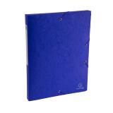 Boite de classement Exabox Dos 25mm Carte lustrée Scotten - A4 - Bleu