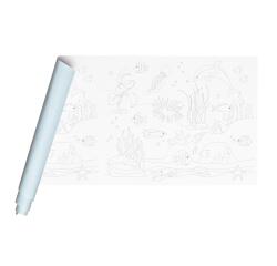 Fresco rol bedrukt 120g10x0,5m, Zee