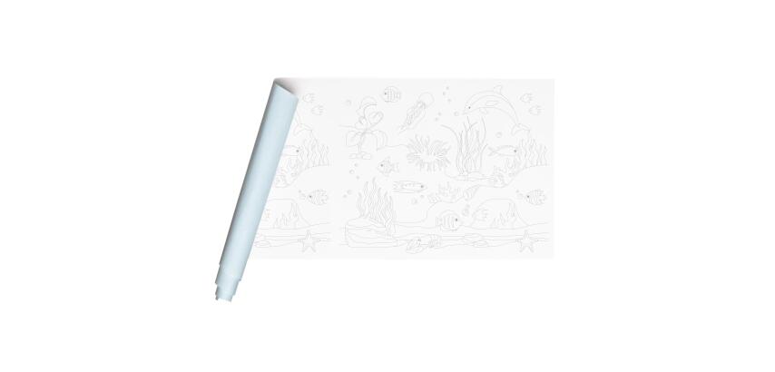Freskenpapier mit Vordruck, Rolle 120g/m2 im Format 10x0,50m - Weihnachten
