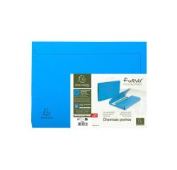 Paquet de 50 chemises poche coloris vifs Forever® - 24x34cm