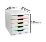 MODULO A4 5 drawer Harlequin