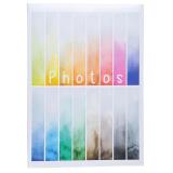 Album photo à pochettes 300 photos 10x15cm Rainbow - Blanc