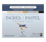 Ingres Pastel bloc collé 25F 24x30cm 130g - Assortiment pastel