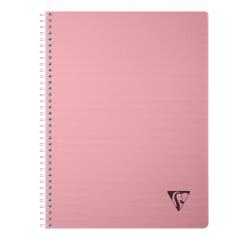 Cahier reliure intégrale LINICOLOR, A4, rose