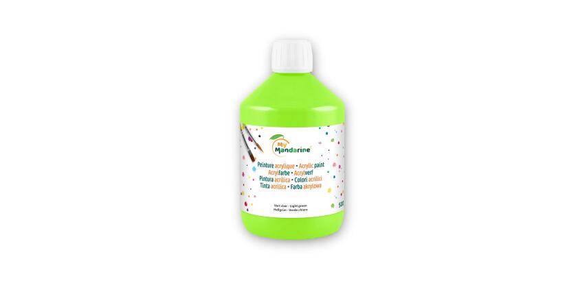 ACRYLIQUE MATE 500 ML VERT CLAIR - Vert clair