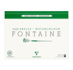 Fontaine bloc collé 4 côtés 25F 42x56cm 300g grain torchon