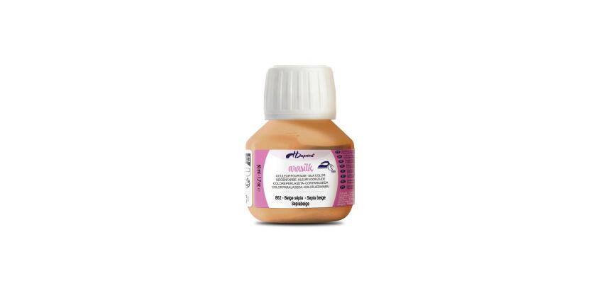 Arasilk 50ml, Seidenmalfarbe, Sepiabeige - Sepiabeige